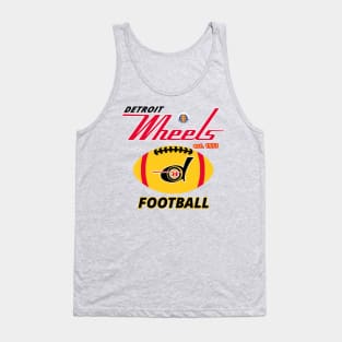 Detroit Wheels Football Tank Top